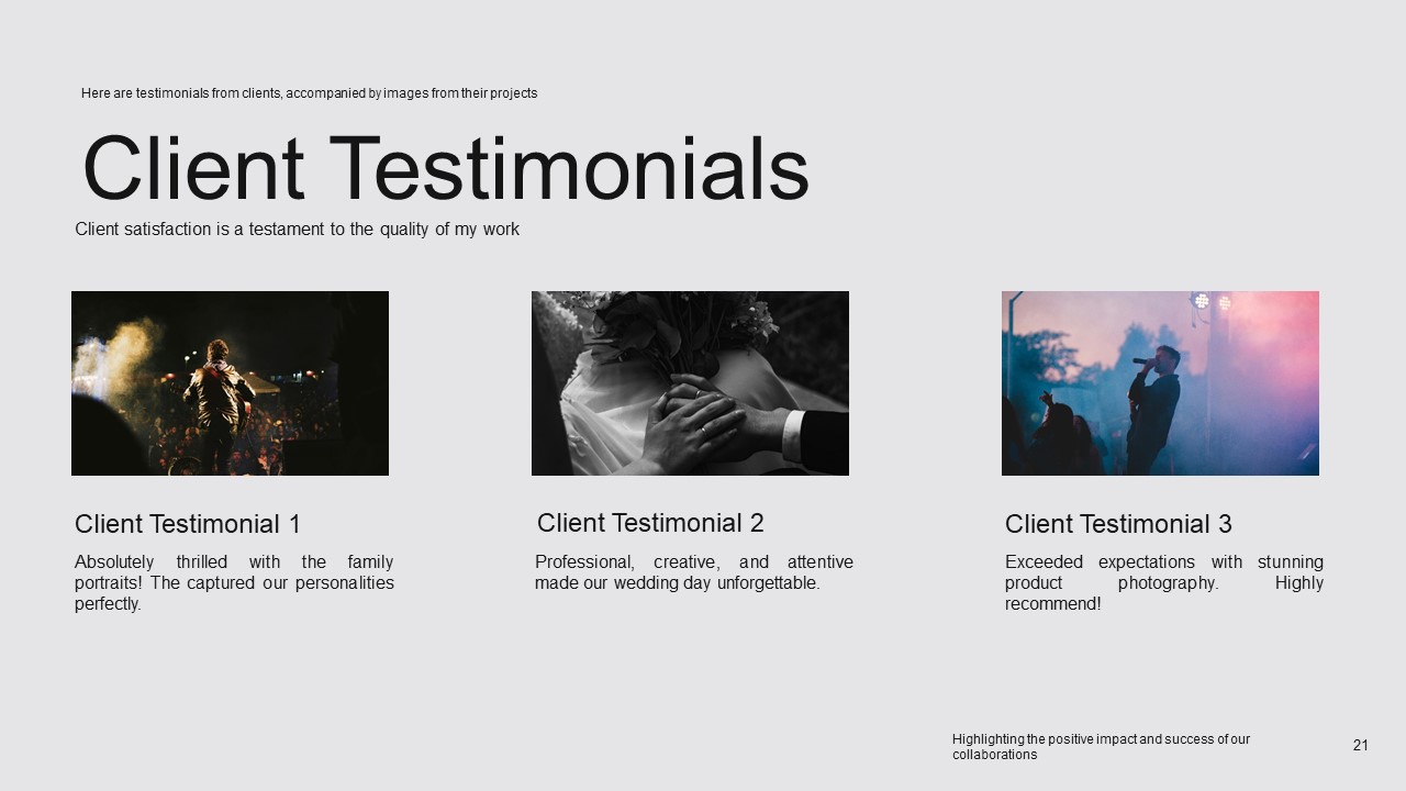 Black White Minimalist Photography Portfolio PowerPoint Presentation ...
