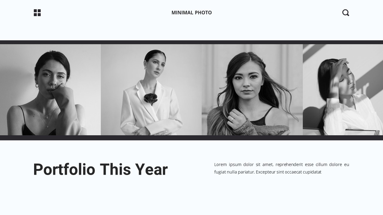 Minimal Photo - Photography Powerpoint Templates, Presentation Templates