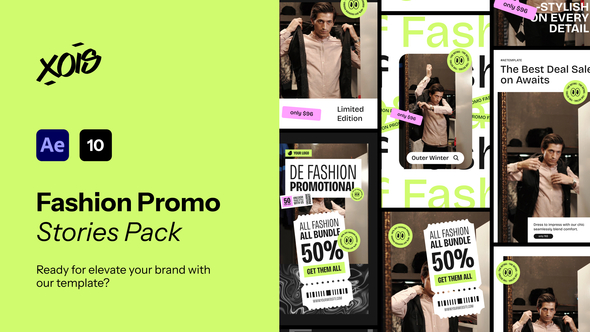 Fashion Promo Stories Pack Openers template preview