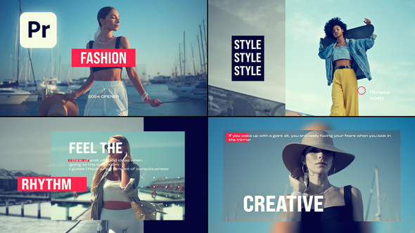 Fashion Promo Premiere Pro template preview
