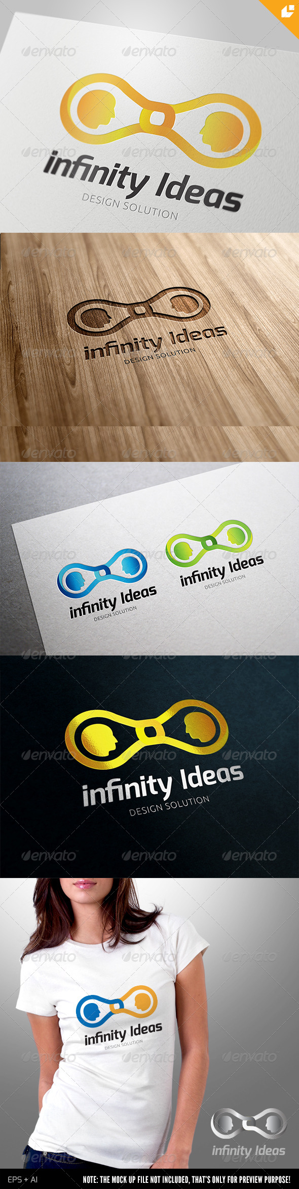 Infinity ideas Logo - 3d Abstract