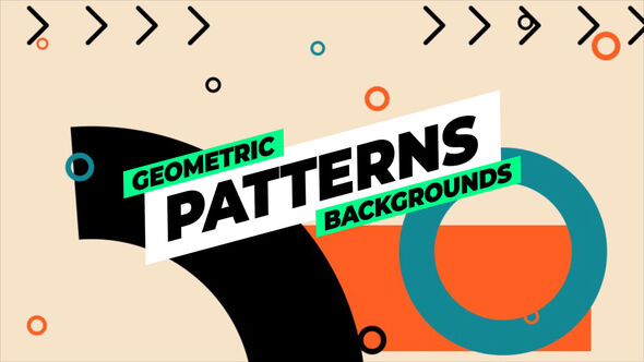 Geometric Patterns Backgrounds Elements template preview