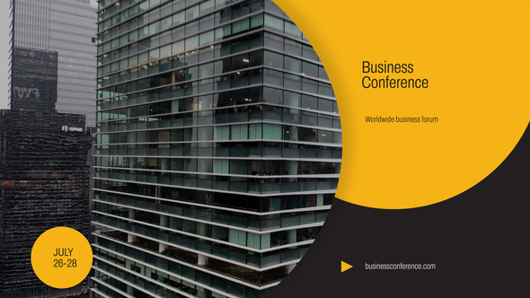 Business Conference Promo Event Openers template preview