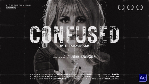 Horror Cinematic Titles Titles template preview