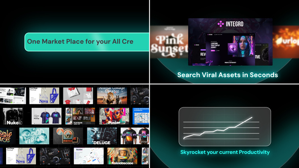 Product Explainer Typography Promo Product Promo template preview