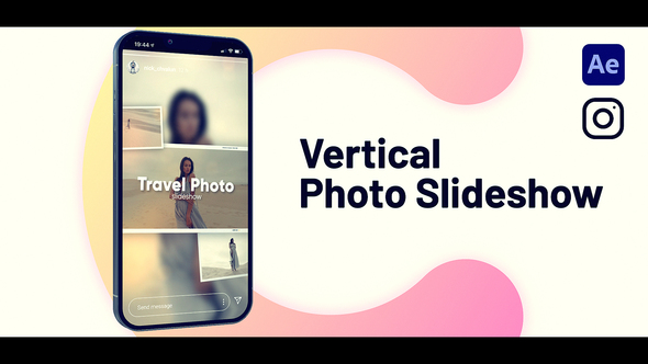 Photo Slideshow Vertical Openers template preview