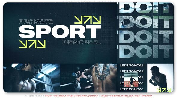 Sport Promo Showreel Openers template preview