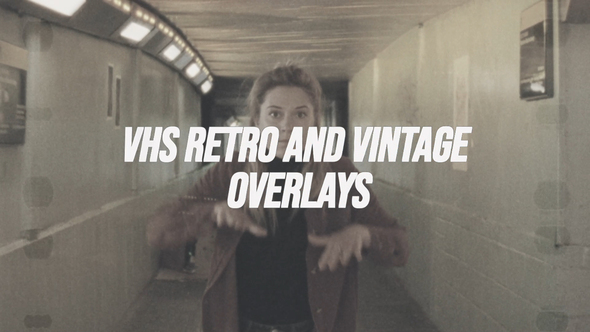 VHS Retro And Vintage Overlays Elements template preview