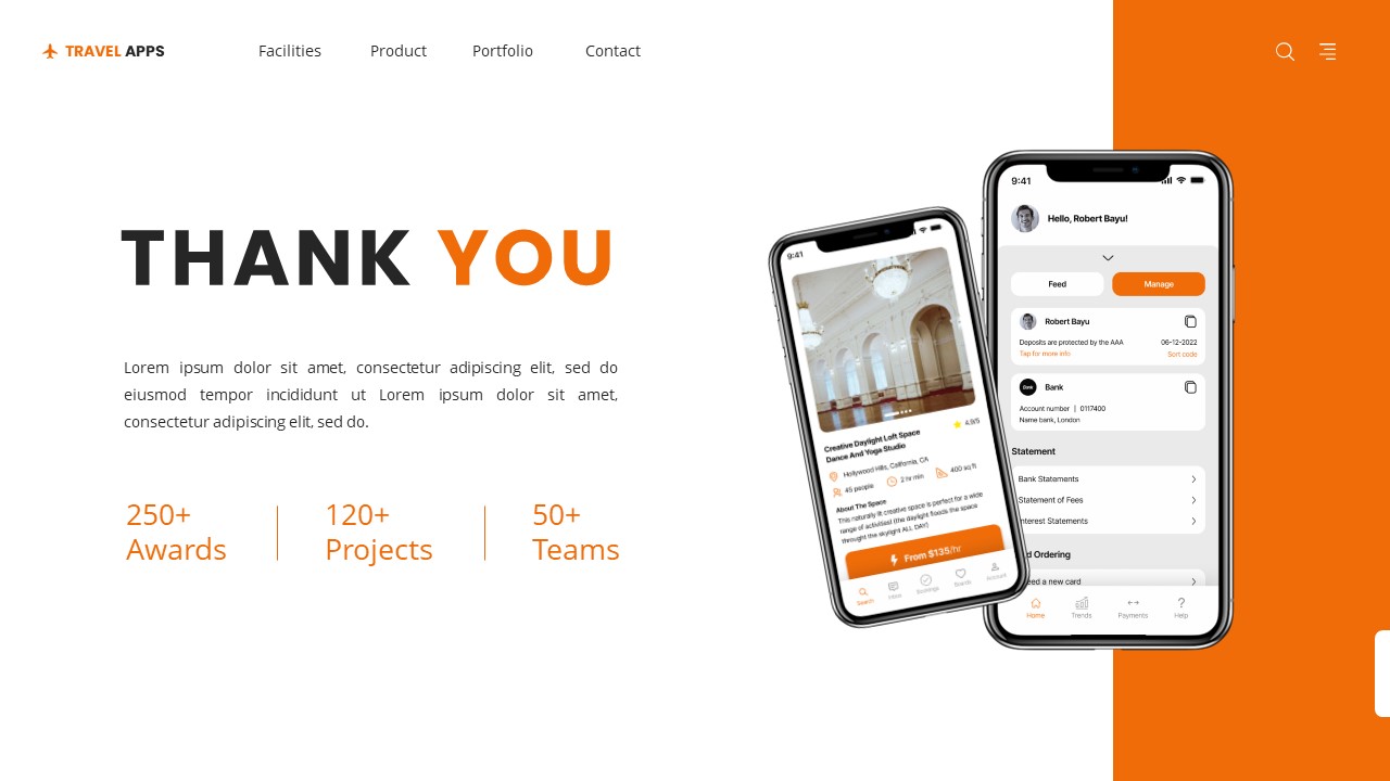 Travel Apps - Mobile App Google Slide Templates, Presentation Templates