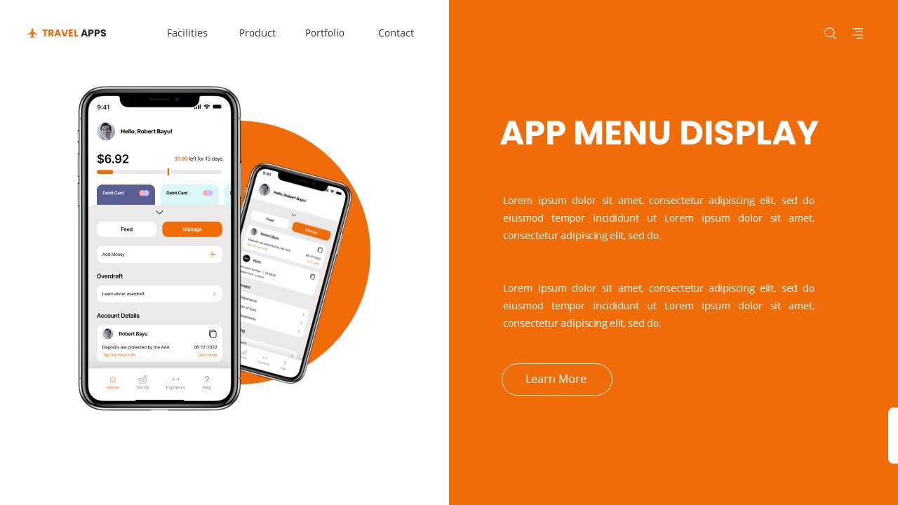 Travel Apps - Mobile App Google Slide Templates, Presentation Templates