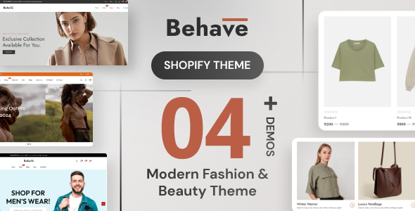 Behave - Fashion & Multipurpose Shopify Theme