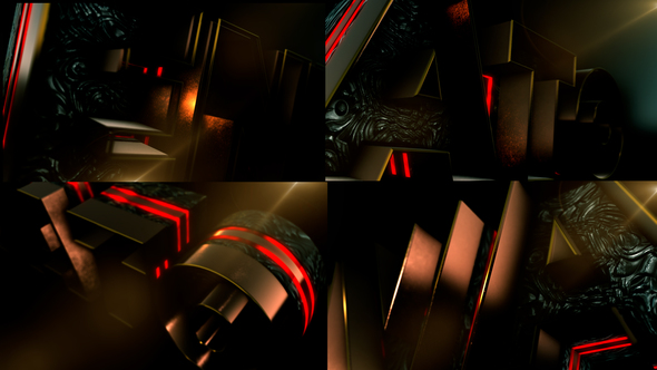 Trailer Gold Dark opener Openers template preview