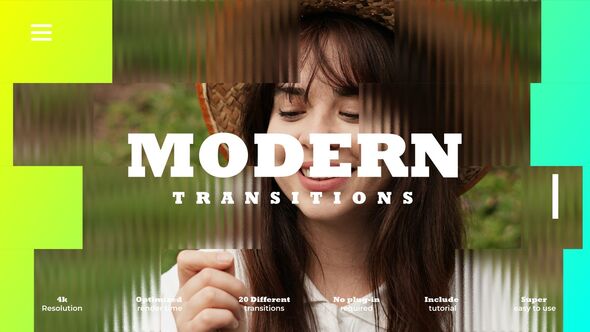 Modern Transitions Elements template preview