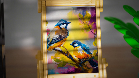 Art Easel - Art Intro Premiere Pro template preview