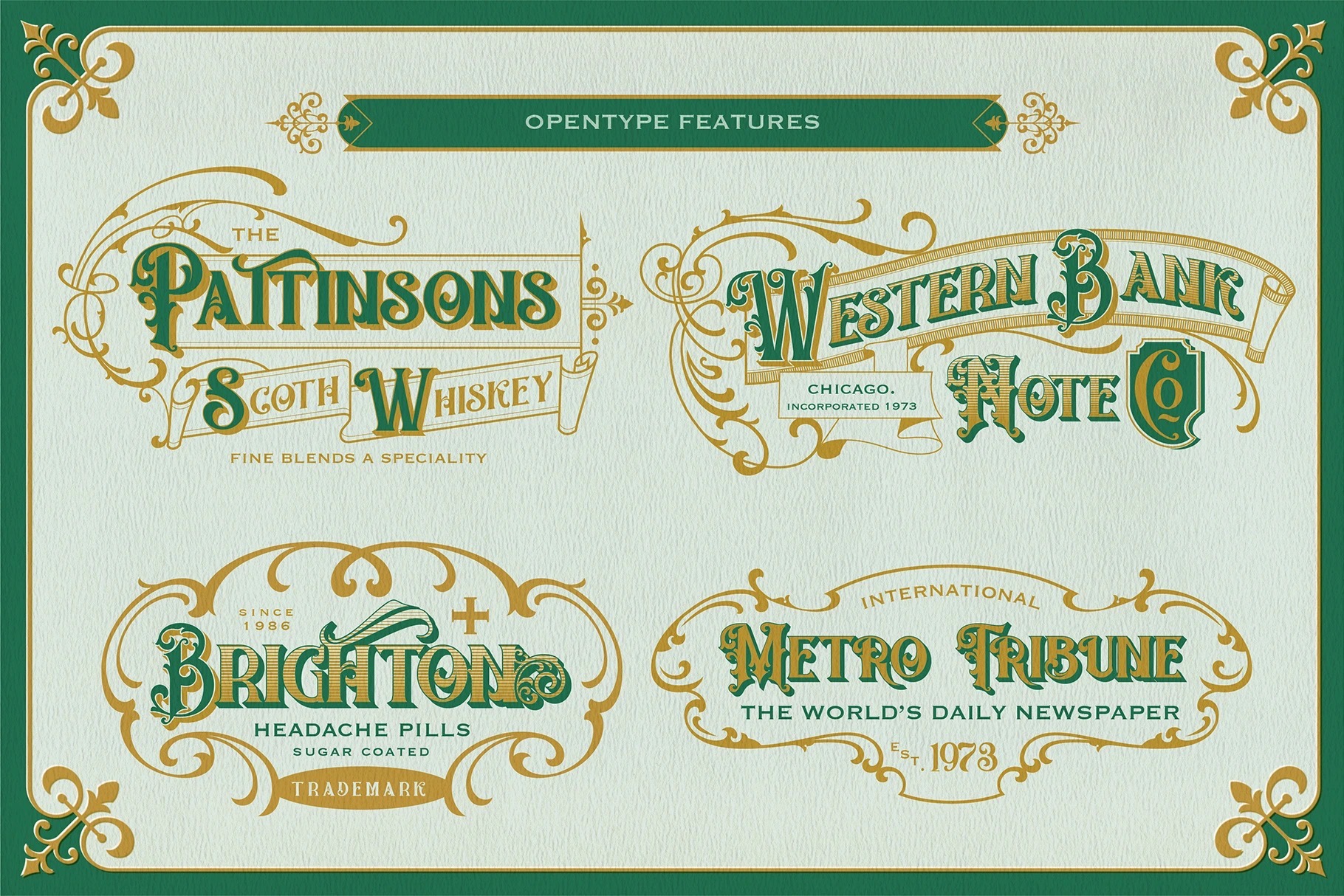 The Victorian Elders, Fonts | GraphicRiver