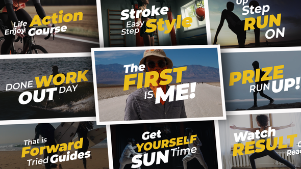 Modern Titles Titles template preview