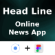 HeadLine App ANDROID IOS FIGMA UI Kit Ionic News Articles App