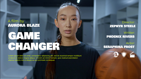 Cinematic Titles Premiere Pro template preview