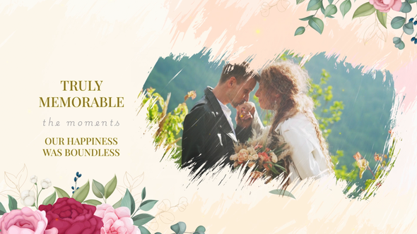 Wedding Video Displays template preview