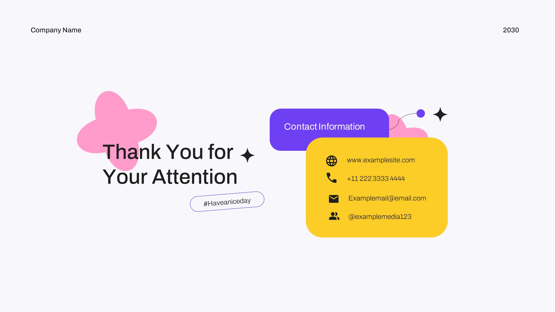White Yellow Colorful Creative Pitch Deck Keynote Presentation ...