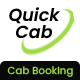 QuickCab - Ola Clone Car Rental l Hire Taxi Online Cab Booking iOS Android App Template