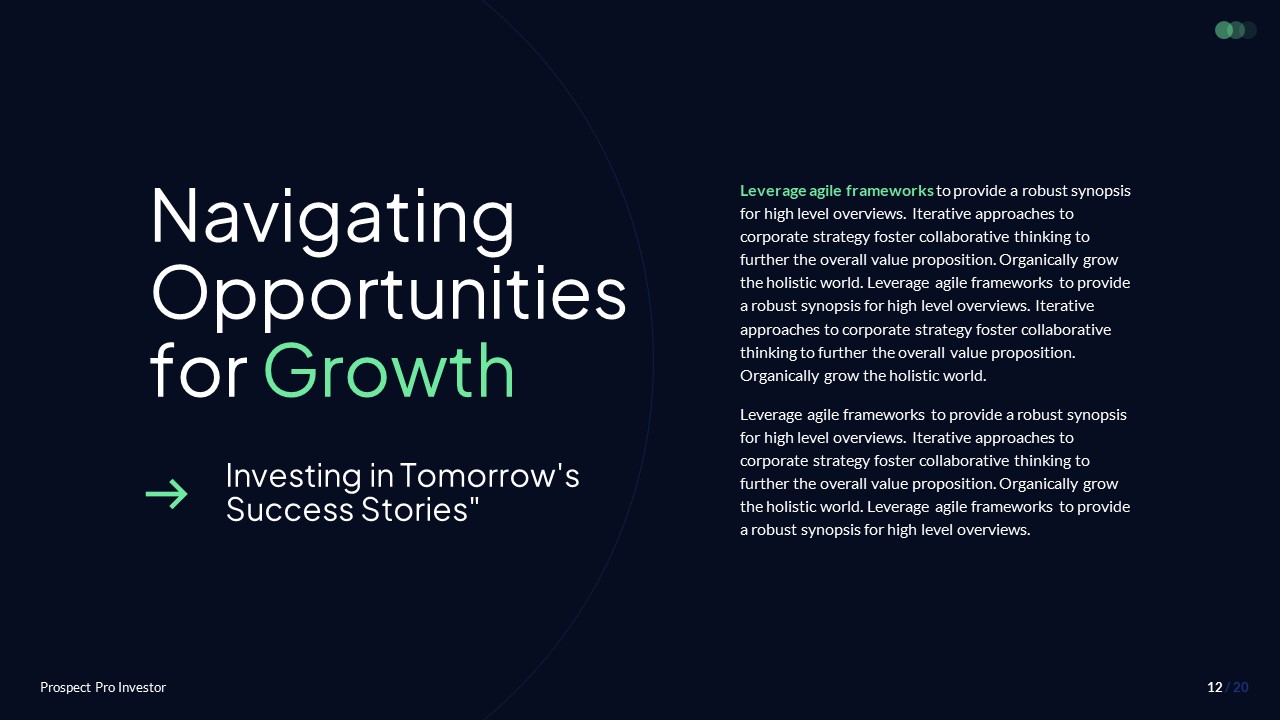 Prospect Pro Investor Keynote, Presentation Templates | GraphicRiver