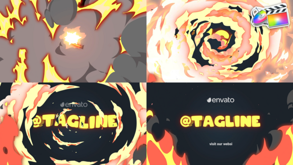 Fire Logo Opener | FCPX