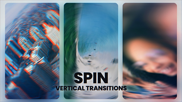 Vertical Spin Transitions Elements template preview