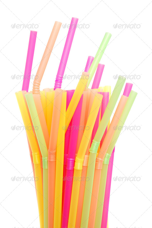Drinking straws - Stock Photo - Images