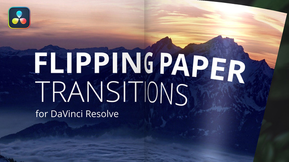 Flipping Paper Transitions for DaVinci Resolve