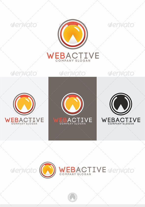 Web Active Logo - Letters Logo Templates