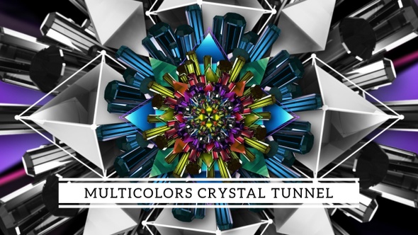 Multicolors Crystal Tunnel