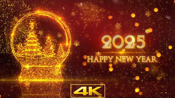 Happy New Year Greetings 2025 V1 alt