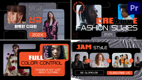 Creative Fashion Slides for Premiere Pro Premiere Pro template preview