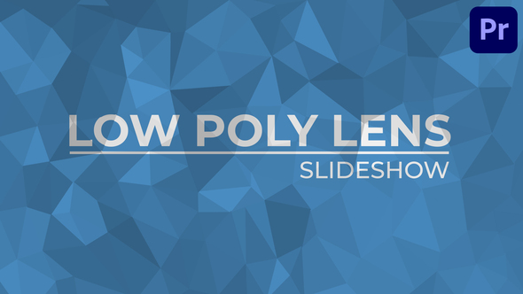 Low Poly Lens Slideshow for Premiere Pro Premiere Pro template preview