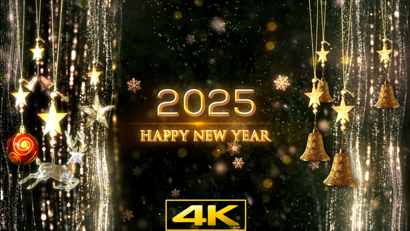 2025 Happy New Year Background V3 alt