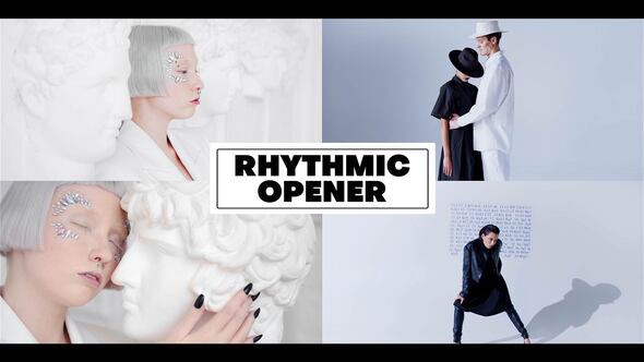 Rythmic Opener | MOGRT Premiere Pro template preview
