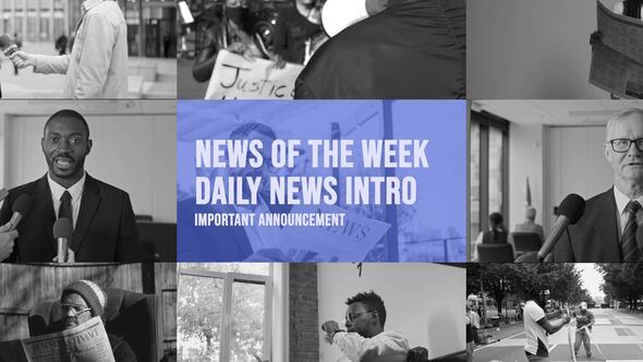 News Intro | MOGRT Premiere Pro template preview