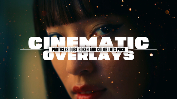 Cinamatic Particles Dust Bokeh And Color Luts Pack Elements template preview
