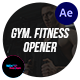 Gym Fitness Opener - VideoHive Item for Sale