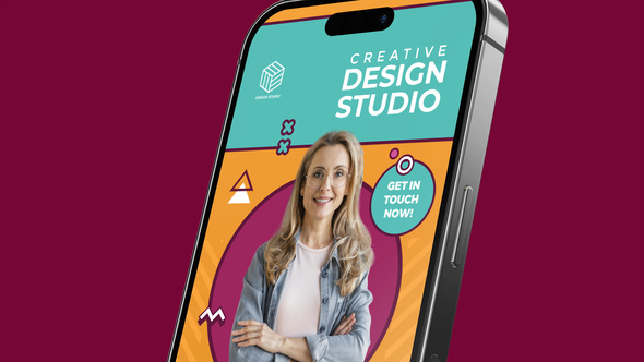 Design Studio Instagram Stories Openers template preview