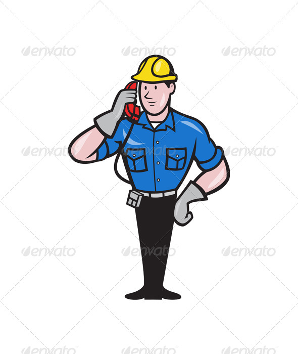 Telephone Repairman - People Characters
