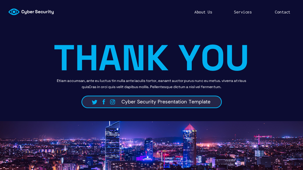 Modern Cyber Security Powerpoint Template, Presentation Templates ...