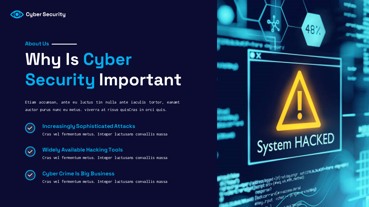Modern Cyber Security Powerpoint Template, Presentation Templates ...