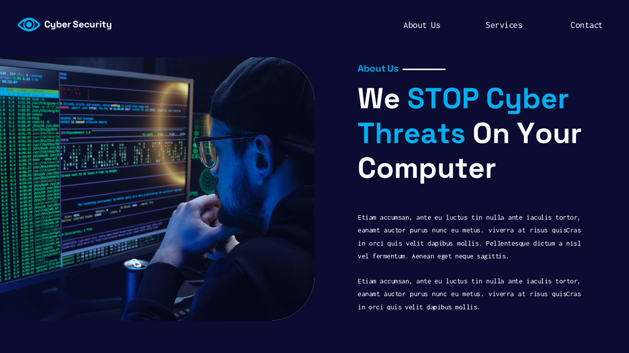 Modern Cyber Security Powerpoint Template, Presentation Templates ...