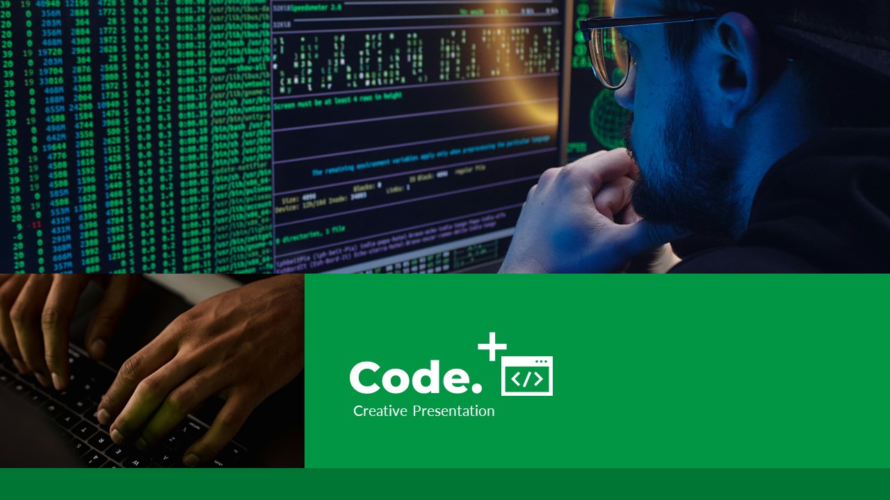 Code - Programming PowerPoint Template, Presentation Templates ...
