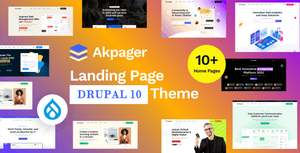 Akpager – Multipurpose Landing Page Drupal 10 Theme