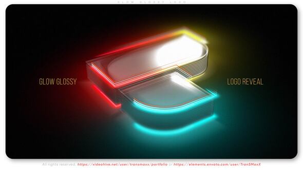 Glow Glossy Logo Logo Stings template preview