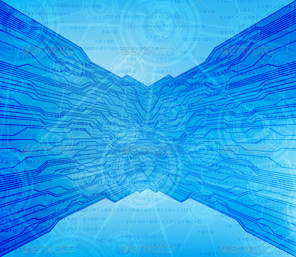 Abstract Background - Technology Conceptual