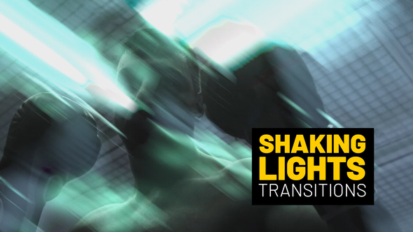 Shaking Lights Transitions | After Effects Elements template preview